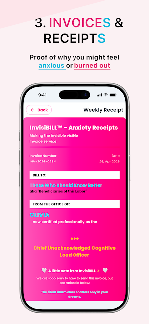 InvisiBILL - Anxiety Receipts Screenshot 3