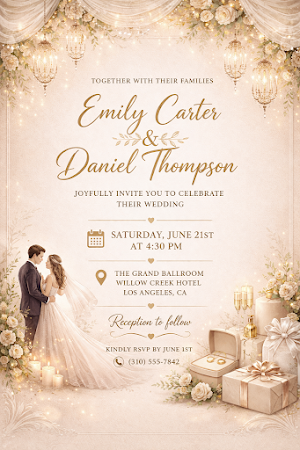 Invitation & Party Cards Maker Screenshot 0