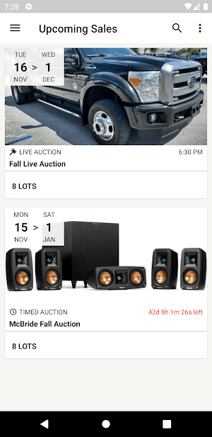 McBride Auctions Screenshot 0