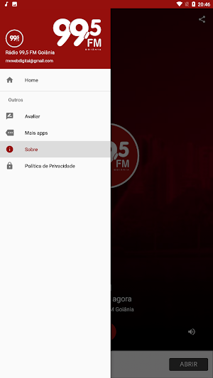 Rádio 99,5 FM - Goiânia/GO Screenshot 1