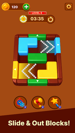 Amaze Wooden Block Puzzle Screenshot 0