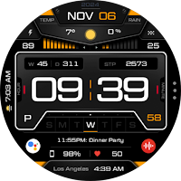 NW022: Digital watch face