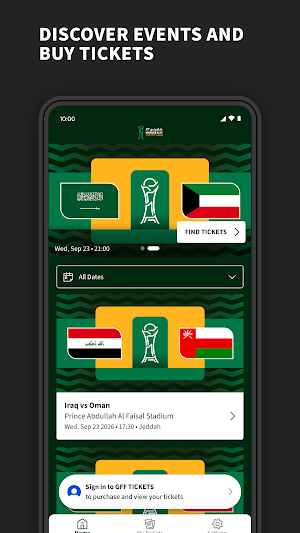 GFF Tickets Screenshot 0
