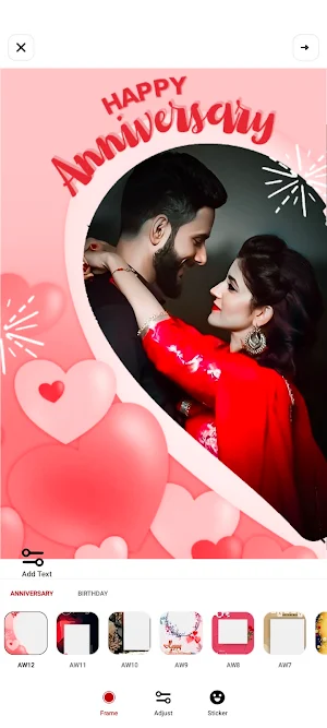 Anniversary photo frame Screenshot 0