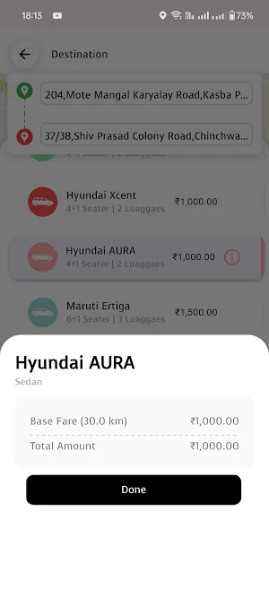 R-Cabs Safe & Reliable Cabs Screenshot 2