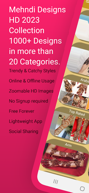 Arm Mehndi Designs HD 2023 Screenshot 0