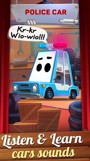 Kids Theater: Cars Show Beep peekaboo Screenshot 1