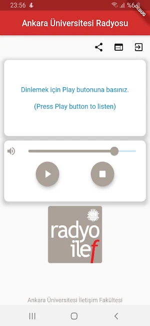 Ankara Üniversitesi Radyosu Screenshot 0