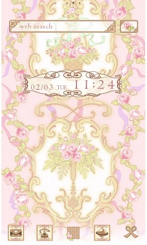 Classic Wallpaper Rococo Rose Screenshot 0