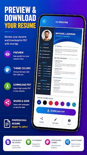 CV Maker: AI Resume Builder Screenshot 2
