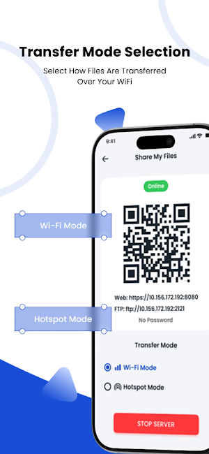 Wi-Fi FTP Server: PC to Mobile Screenshot 3