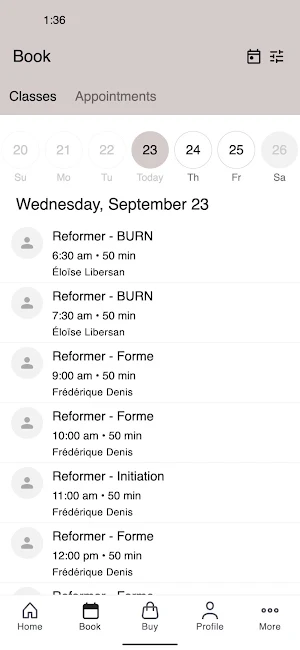 Ember Pilates Co. Screenshot 1
