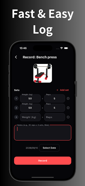 MuscleMemory - Workout Tracker Screenshot 2