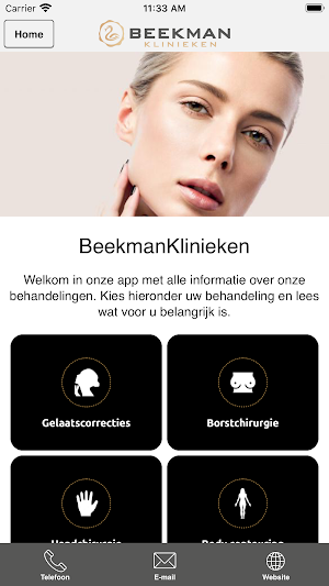 Beekman Klinieken Screenshot 1