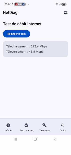 NetDiag - Diagnostic réseau Screenshot 3