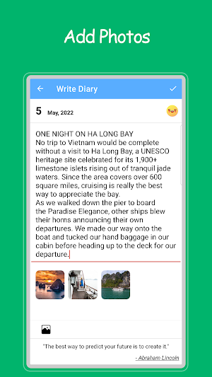 Daily Diary - Diary with lock Screenshot 1