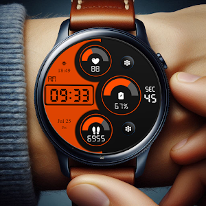 Key WF89 Digital Watch Face Screenshot 3