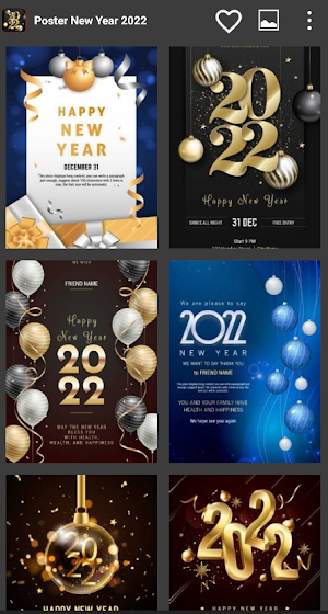 Poster New Year 2022 Screenshot 3