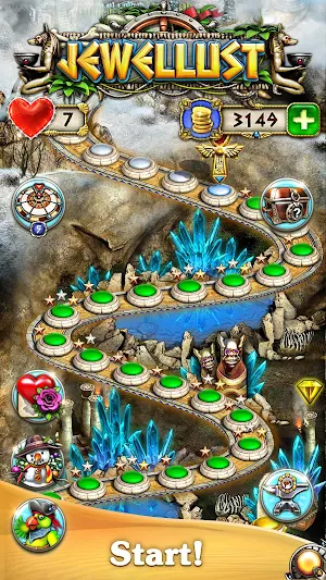 Jewellust Platinum: match 3 Screenshot 2
