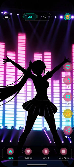 Miku Wallpapers Live: Anime 4K Screenshot 2
