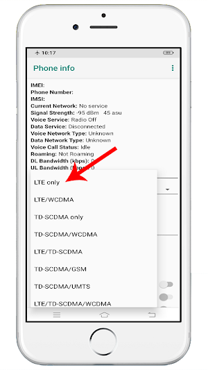 Force LTE Only (4G/5G) Screenshot 2