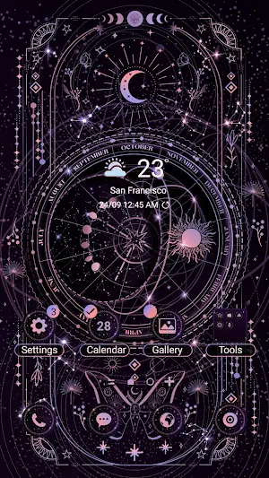 Planisphere Tarot - Wallpaper Screenshot 0