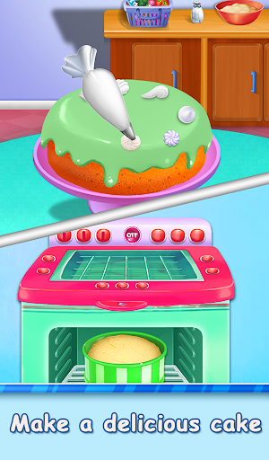 Designer  Birthday Cake Bakery Cooking Game Screenshot 0