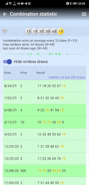 MegaMillions numbers predictor Screenshot 1