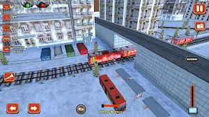 Euro train Drive Winter Screenshot 2