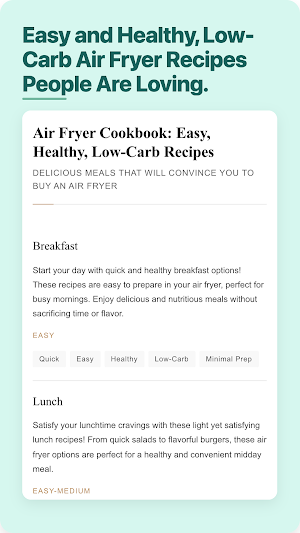Air Fryer Low-Carb Favorites Screenshot 1