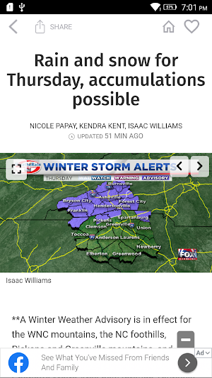 FOX Carolina News Screenshot 1