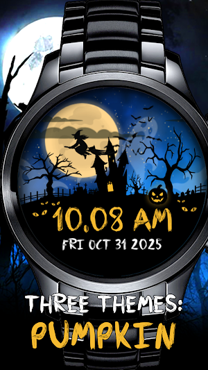 Animated Halloween Watch Face Screenshot 0