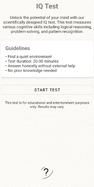 IQ Test Pro Screenshot 1
