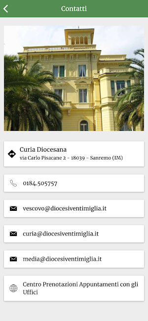 Diocesi di Ventimiglia SanRemo Screenshot 1