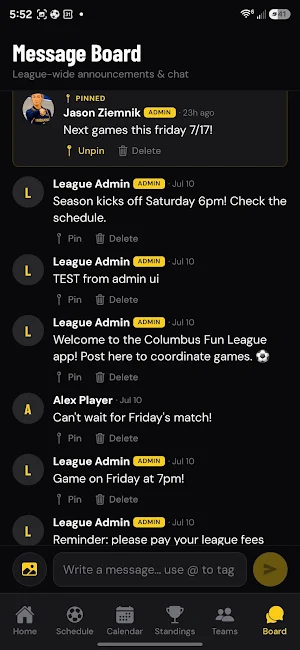 Columbus Fun League Screenshot 3