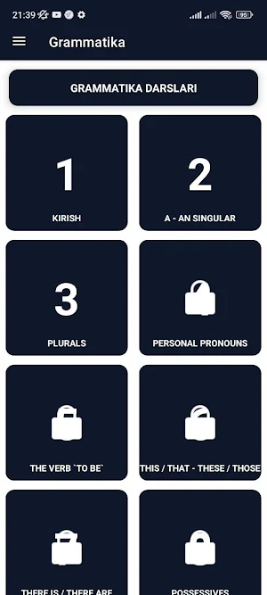 Ingliz Tilini O'rganamiz Screenshot 2