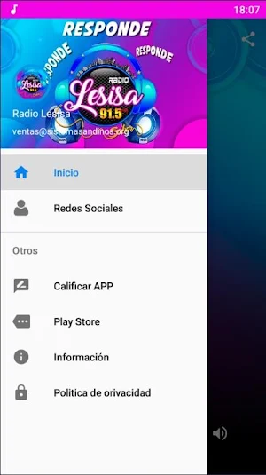 Radio Lesisa Screenshot 2
