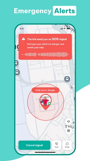 Safemykids: Childs GPS tracker Screenshot 2