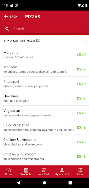 Friends Takeaway Screenshot 2