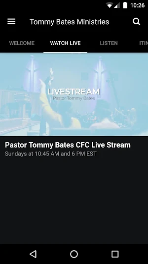 Tommy Bates Ministries Screenshot 1