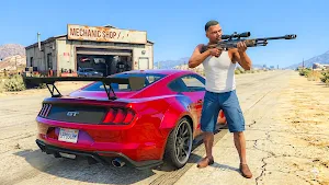 Real Miami Gangster Game 3D Screenshot 0
