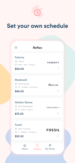 Reflex - Flexible Retail Work Screenshot 1