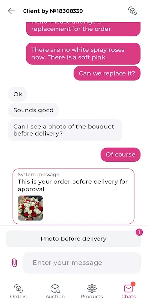 My Global Flowers Partner Screenshot 2