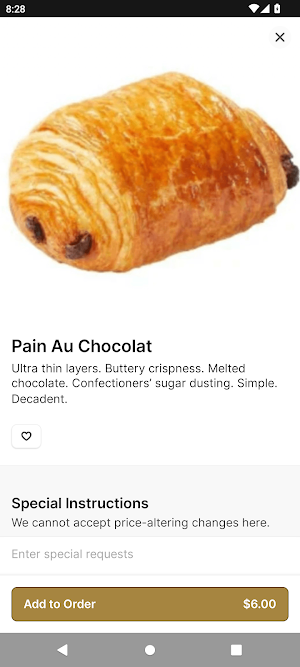 Cravings Coffee & Pastries Screenshot 2