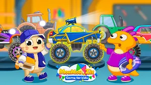 MonMon & Ziz: Kids Car Racing Screenshot 1