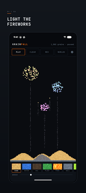 Grainfall: Falling Sand Screenshot 3