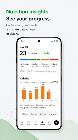 VitalHelm: AI Calorie Counter Screenshot 1