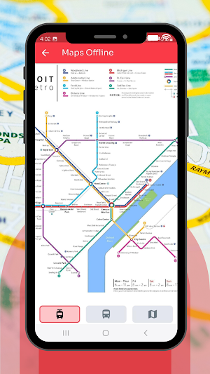 Detroit Metro Map 2025 Screenshot 1