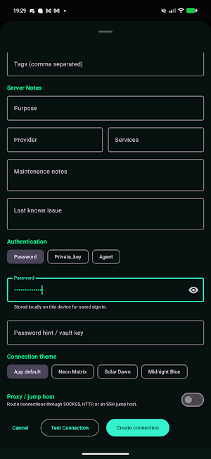 SSH Manager(Relay Forge) Screenshot 1