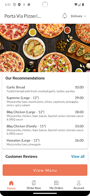 Porta Via Pizzeria Narangba Screenshot 1